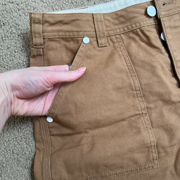 Topo Designs Tan Cotton Shorts | Everyday or Hiking | Size 6 - Picture 3 of 6